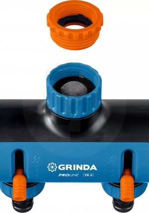 GRINDA PROLine TS-4, 3/4″-1″, распределитель четырехканальный, поливочный, с внутренней резьбой 8-426313_z02
