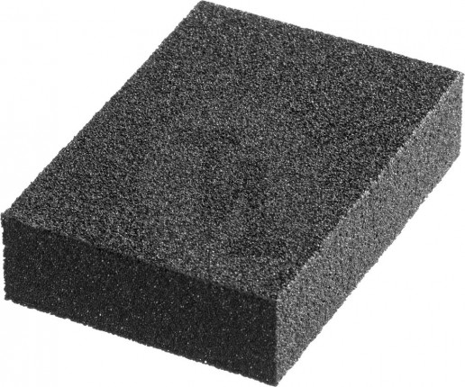 Губка шлифовальная STAYER "MASTER" четырехсторонняя, зерно - оксид алюминия, Р320, 100 x 68 x 26 мм. 3560-4