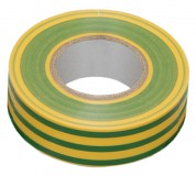 Изолента ПВХ 0,13х15 мм желто-зеленая 20 метров UIZ-13-10-K52 IEK