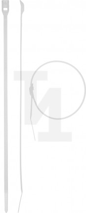Кабельные стяжки белые КОБРА, с плоским замком, 2.5 х 110 мм, 50 шт, нейлоновые, ЗУБР Профессионал 30930-25-110