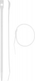 Кабельные стяжки белые КОБРА, с плоским замком, 3.6 х 150 мм, 50 шт, нейлоновые, ЗУБР Профессионал