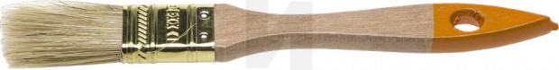 Кисть флейцевая DEXX, деревянная ручка, натуральная щетина, индивидуальная упаковка, 25мм 0100-025_z02