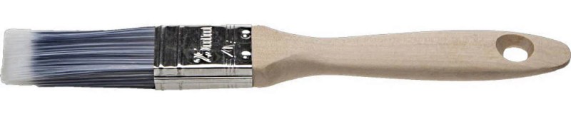 Кисть плоская "AQUA-LUX", искусственная щетина, неокрашенная профессиональная деревянная ручка, 25мм STAYER
