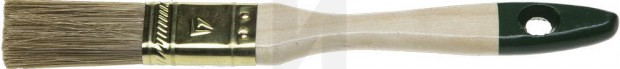 Кисть плоская STAYER "LASUR-STANDARD", смешанная (натуральная и искусственная) щетина, деревянная ручка, 20мм 01031-20