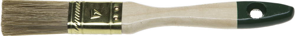 Кисть плоская STAYER "LASUR-STANDARD", смешанная (натуральная и искусственная) щетина, деревянная ручка, 25мм
