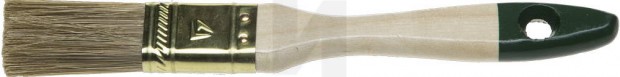 Кисть плоская STAYER "LASUR-STANDARD", смешанная (натуральная и искусственная) щетина, деревянная ручка, 25мм 01031-25