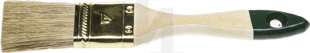Кисть плоская STAYER "LASUR-STANDARD", смешанная (натуральная и искусственная) щетина, деревянная ручка, 38мм 01031-38