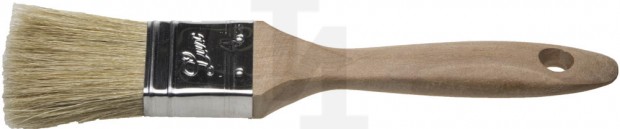 Кисть плоская STAYER "UNIVERSAL-LUX", светлая натуральная щетина, деревянная ручка, 38мм 01053-038