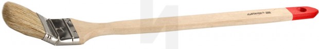 Кисть радиаторная STAYER "EURO", светлая натуральная щетина, деревянная ручка, 50мм 0111-50