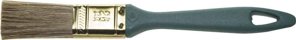 Кисть ЗУБР "КП-14" плоская, смешанная щетина, пластмассовая рукоятка, 25мм