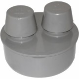 Клапан серый PP-H вакуумный Дн 110 б/нап РосТурПласт