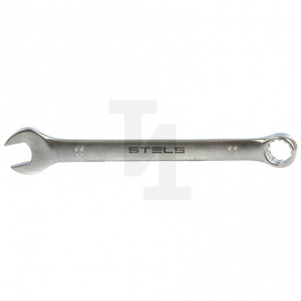 Ключ комбинированный, 11 мм, CrV, матовый хром Stels 15207