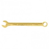 Ключ комбинированный, 11 мм, желтый цинк, Сибртех
