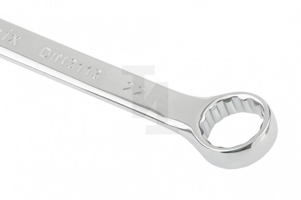 Ключ комбинированный, 22 мм, CrV, полированный хром Matrix 15166