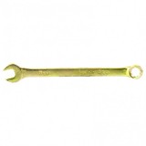 Ключ комбинированный, 6 мм, желтый цинк, Сибртех