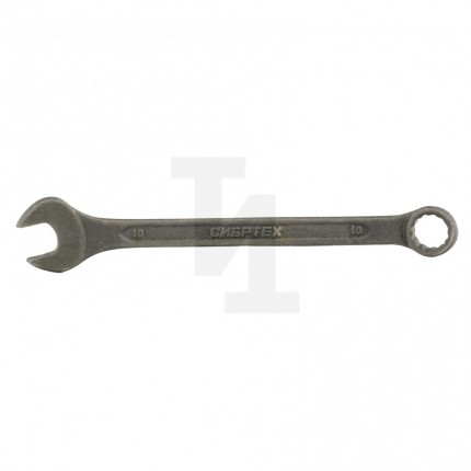 Ключ комбинированый, 10 мм, CrV, фосфатированный, ГОСТ 16983 Сибртех 14905