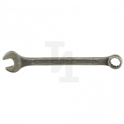 Ключ комбинированый, 12 мм, CrV, фосфатированный, ГОСТ 16983 Сибртех 14907