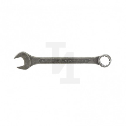 Ключ комбинированый, 27 мм, CrV, фосфатированный, ГОСТ 16983, Сибртех 14915