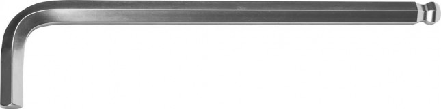 Ключ KRAFTOOL "INDUSTRIE" имбусовый, длинный c шариком, Cr-Mo, хромосатинированное покрытие, HEX 17
