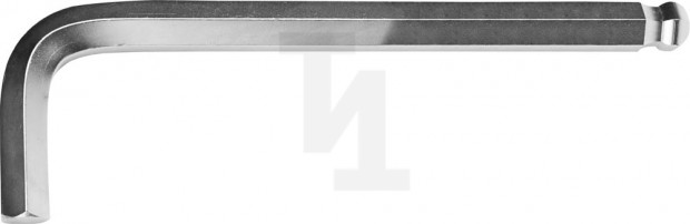 Ключ KRAFTOOL "INDUSTRIE" имбусовый, длинный, Cr-V, хромосатинированное покрытие, HEX 22 27437-22