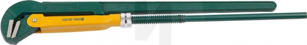 Ключ KRAFTOOL трубный, прямые губки, тип "PANZER - L", цельнокованный, Cr-V сталь, 4 "/745мм 2734-40