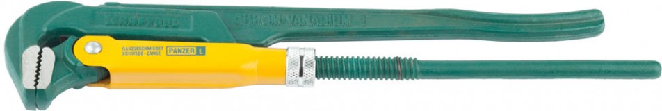 Ключ KRAFTOOL трубный, тип "PANZER-L", прямые губки, Cr-V сталь, цельнокованный, 1"/330мм