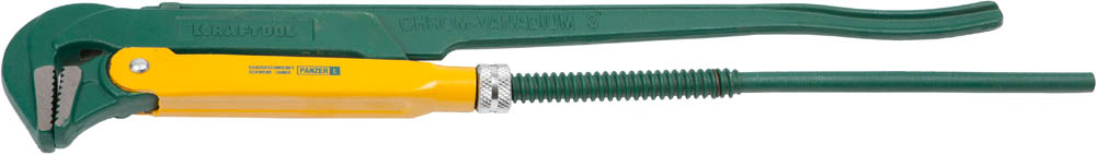 Ключ KRAFTOOL трубный, тип "PANZER-L", прямые губки, Cr-V сталь, цельнокованный, 3"/670мм