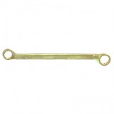 Ключ накидной, 19 х 22 мм, желтый цинк Сибртех