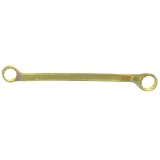 Ключ накидной, 22 х 24 мм, желтый цинк, Сибртех