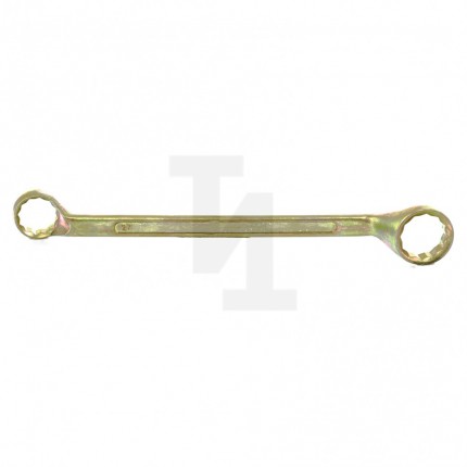 Ключ накидной, 24 х 27 мм, желтый цинк, Сибртех 14634