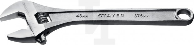 Ключ разводной MAX-Force, 375 / 43 мм, STAYER 2725-37