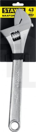 Ключ разводной MAX-Force, 375 / 43 мм, STAYER 2725-37