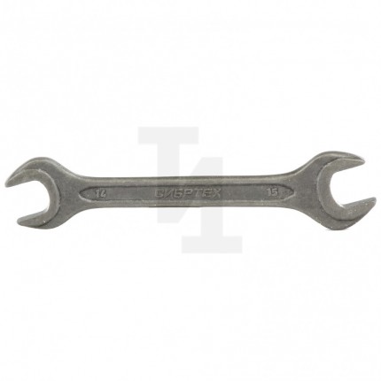Ключ рожковый, 14 х 15 мм, CrV, фосфатированный, ГОСТ 2839 Сибртех 14326