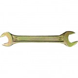Ключ рожковый, 14 х 17 мм, желтый цинк, Сибртех