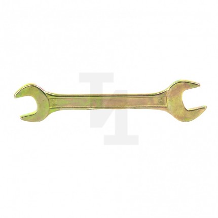 Ключ рожковый, 17 х 19 мм, желтый цинк Сибртех 14310