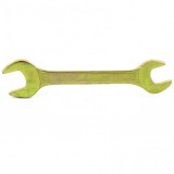 Ключ рожковый, 24 х 27 мм, желтый цинк, Сибртех