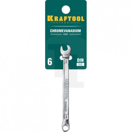 Комбинированный гаечный ключ 6 мм, KRAFTOOL 27079-06_z01