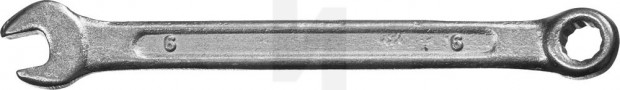 Комбинированный гаечный ключ 6 мм, СИБИН 27089-06