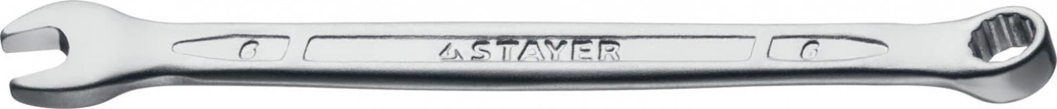 Комбинированный гаечный ключ 6 мм, STAYER HERCULES