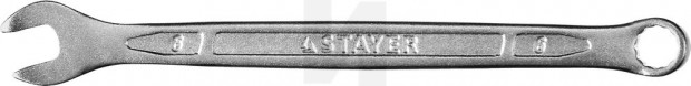 Комбинированный гаечный ключ 6 мм, STAYER 27081-06
