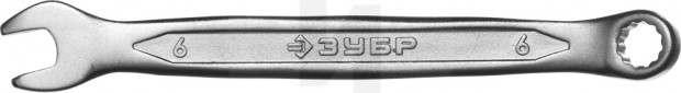 Комбинированный гаечный ключ 6 мм, ЗУБР 27087-06_z01