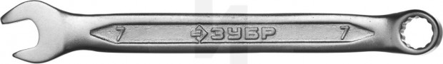 Комбинированный гаечный ключ 7 мм, ЗУБР 27087-07_z01