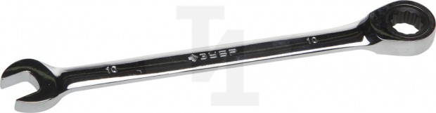 Комбинированный гаечный ключ трещоточный 10 мм, ЗУБР 27074-10_z01