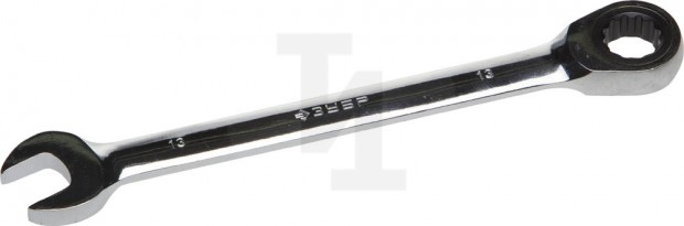 Комбинированный гаечный ключ трещоточный 13 мм, ЗУБР 27074-13_z01