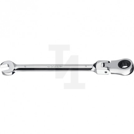Комбинированный гаечный ключ трещоточный шарнирный 8 мм, ЗУБР 27101-08