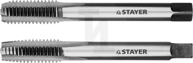 Комплект метчиков STAYER "MASTER", сталь 9ХС, М10х1,5, 2 шт 28025-10-1.5-H2