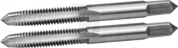 Комплект метчиков ЗУБР "МАСТЕР" ручных для нарезания метрической резьбы, М5 x 0,8, 2шт 4-28006-05-0.8-H2