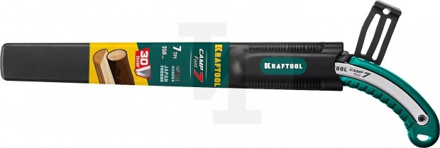 KRAFTOOL CAMP Fast 7 ножовка для быстрого реза сырой древесины, 350 мм 15216