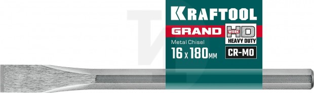 KRAFTOOL Grand зубило слесарное по металлу, 16х180 мм 2103-16