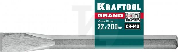KRAFTOOL Grand зубило слесарное по металлу, 22х200 мм 2103-22